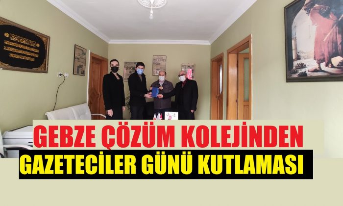 Gebze Çözüm Kolejinden Gazetemize Anlamlı Ziyaret!