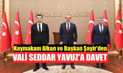 Kaymakam Alkan ve Başkan Şayir’den, Vali Yavuz’a davet
