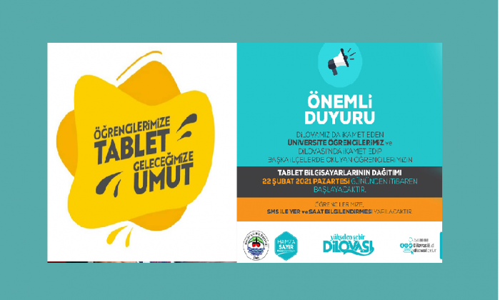 Dilovası’nda tablet dağıtımları devam ediyor
