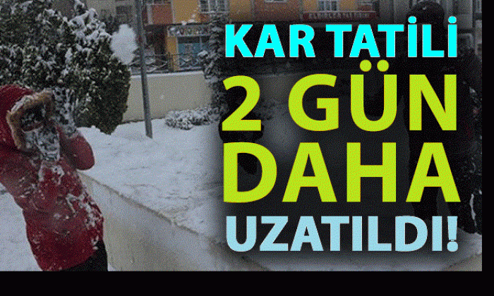Kocaeli’de kar tatili iki gün uzatıldı
