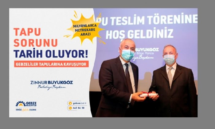Gebze Belediyesi Tapu Töreni İlanı