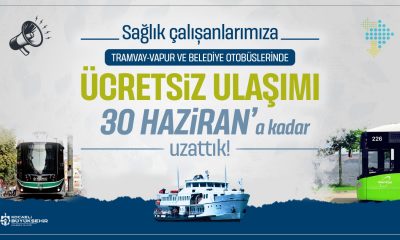 Sağlık çalışanları ve eczacılara ücretsiz ulaşım 3 ay daha uzatıldı