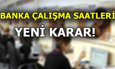 Kocaeli’de bankaların çalışma saatleri belli oldu
