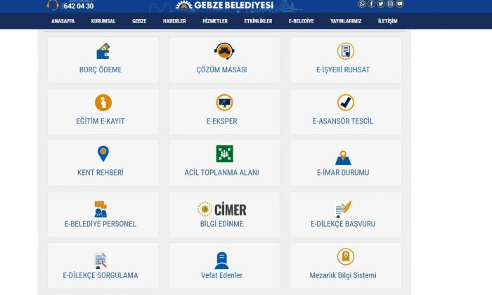 GEBZE’DE VATANDAŞA ONLİNE BİR HİZMET DAHA