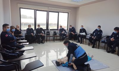 KO-MEK’ten zabıtaya ilk yardım eğitimi
