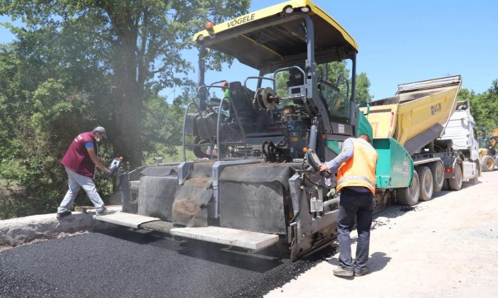 İlimtepe’ye bin 400 ton asfalt