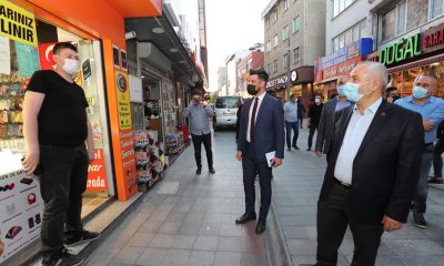 Başkan Büyükgöz’den Çarşıda Esnaf Turu