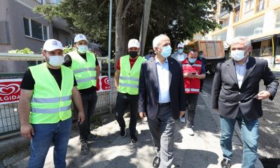 Ekipler sahada Başkan Büyükgöz denetimde