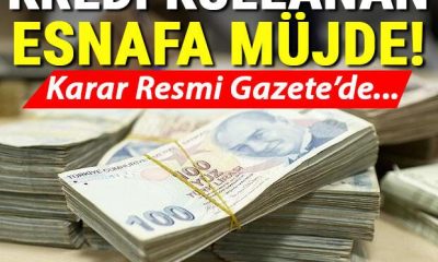 Kredi Kullanan Esnafa Müjde!