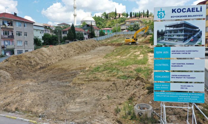 Dilovası katlı otopark projesine kazma vuruldu!