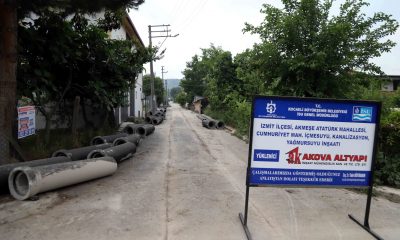 İzmit Akmeşe’nin altyapısı ilmek ilmek işleniyor