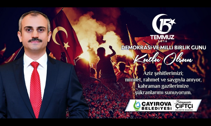 Çayırova Belediyesi 15 Temmuz İlanı