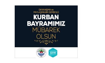 Dilovası Belediyesi Kurban Bayramı Kutlama İlanı