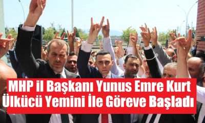 MHP Kocaeli İl Başkanı Yunus Emre Kurt Göreve Başladı