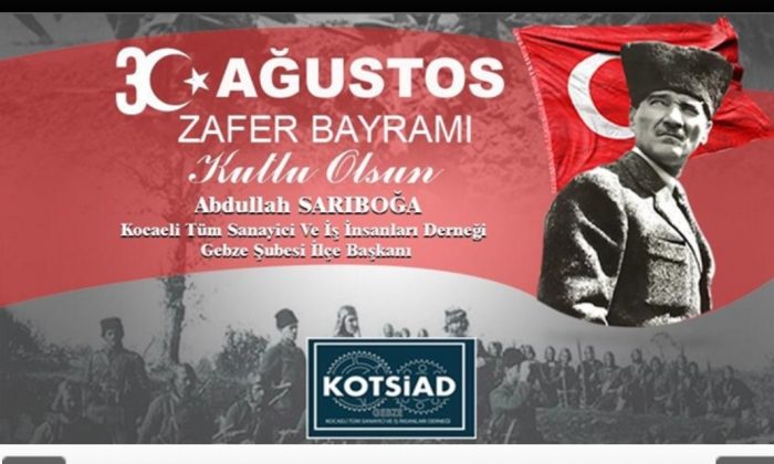 KOTSİAD 30 Ağustos Zafer Bayramı Kutlama İlanı