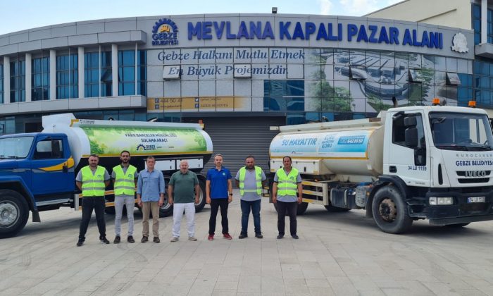 Yangınla mücadeleye Gebze’den destek