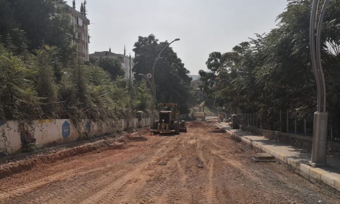 Dilovası Bağdat Caddesi’nde üstyapı çalışmalarına başlandı