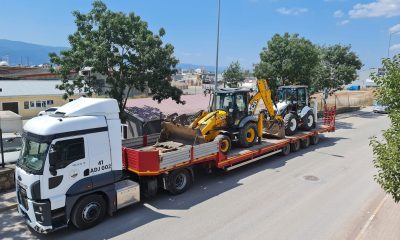 Körfez ve Derince ‘den Sinop’a İş Makinesi Desteği