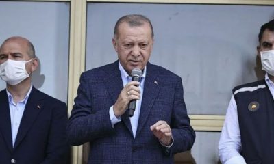 Cumhurbaşkanı açıkladı: Selden etkilenen yerler afet bölgesi ilan edildi