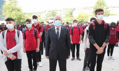 Başkan Büyükgöz öğrencilerin heyecanına ortak oldu