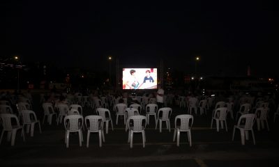 Açık havada sinema keyfi   