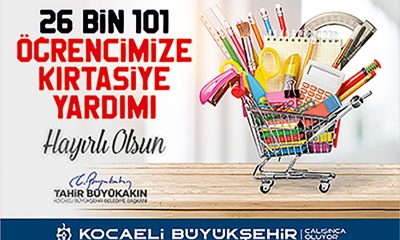 Büyükşehir’den 26.101 öğrenciye 4 milyonluk kırtasiye desteği