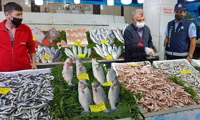 Gebze’de Zabıta Balıkçıları Denetledi