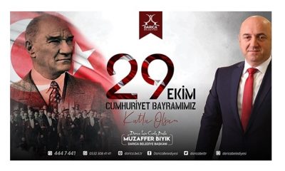 Darıca Belediyesi 29 Ekim Cumhuriyet Bayramı Kutlama İlanı