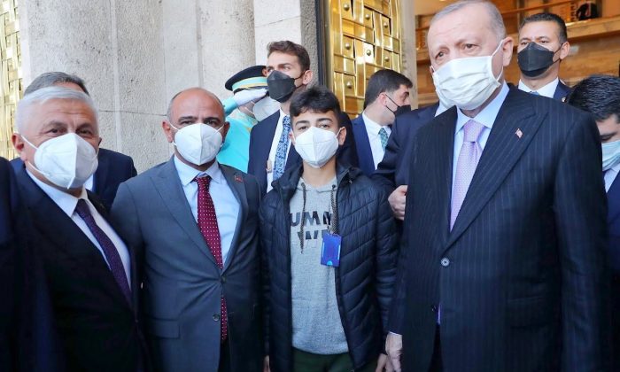Başkan Şener Söğüt, Cumhurbaşkanı Erdoğan ile görüştü