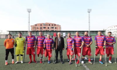 Başkan Büyükgöz Ampüte Futbol Takımını Yalnız Bırakmadı