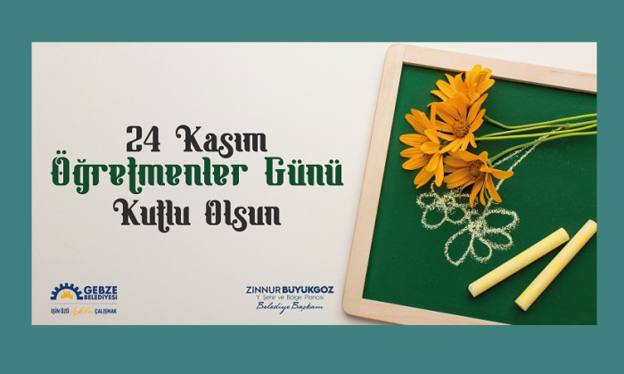 Gebze Belediyesi Öğretmenler Günü Kutlama İlanı