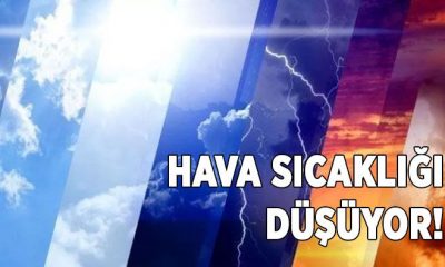 Hava sıcaklığı  düşüyor!