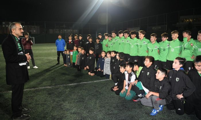 Başkan Çiftçi, altyapı antrenmanını izledi
