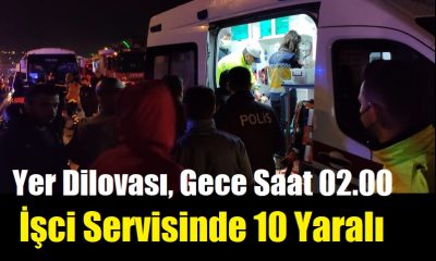 Fabrika Servisi Kaza Yaptı Şoför Mehmet Ağır 10 Kişi Yaralı