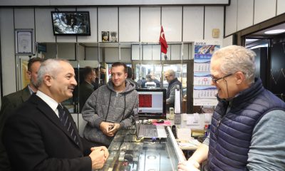 Başkan Büyükgöz’den Eskiçarşı’da Esnaf Turu