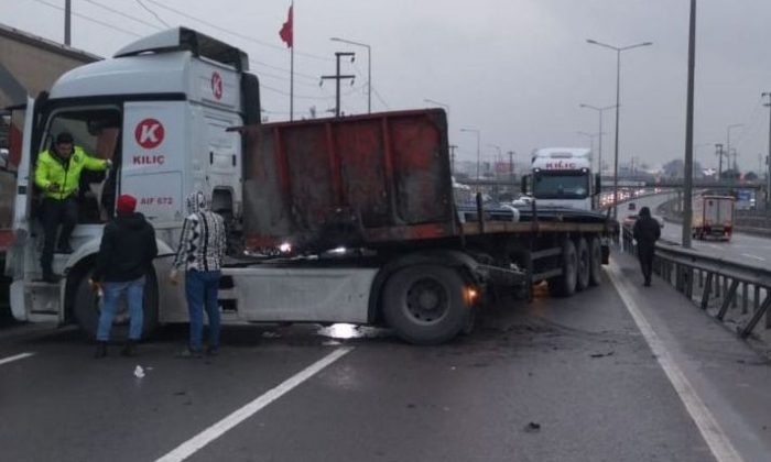 Seferbaşı Çalıştırılan  Liyakatsiz  ve Denetimsiz TIR Şoförüleri Kazalarında D-100 kilitleniyor