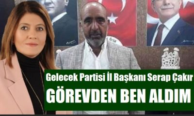 Gelecek Partisi Dilovası İlçe Başkanı görevden alındı!