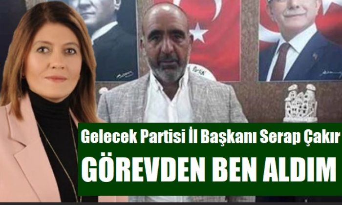 Gelecek Partisi Dilovası İlçe Başkanı görevden alındı!