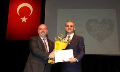 Çevre Haftasında Başkan Çiftçi’ye “Sıfır Atık İlkleri” ödülü