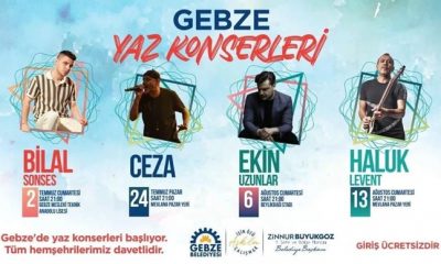 Gebze Belediyesi Yaz Konserleri İlanı
