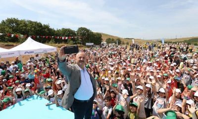 Gebze’de elektronik atıklar fidana dönüştü