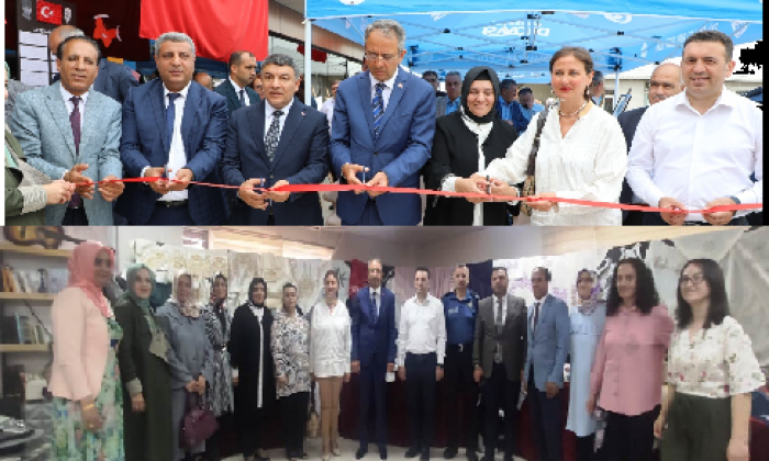 Kaymakam Dr. Metin Kubilay,  Halk Eğitimin Sergi Açılışında Önemli Mesajlar Verdi