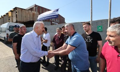 Başkan Büyükgöz Hafta Sonu Sahada Denetimde