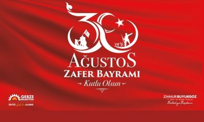 Gebze Belediyesi 30 Ağustos Zafer Bayramı Kutlama İlanı