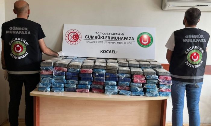 Kocaeli’de 246 kilogram kokain (Pudra Şekeri) ele geçirildi