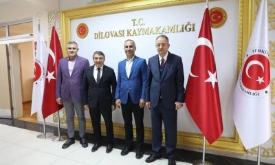 Kültür Bakanı Danışmanı Çavuşoğlu’ndan Kaymakam Dr. Kubilay’a ziyaret!