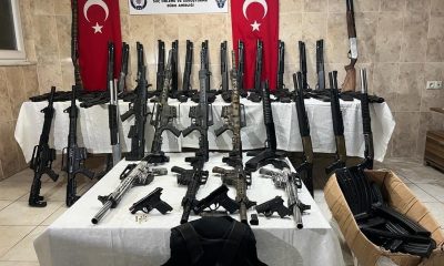 Durdurulan araçtan cephanelik çıktı