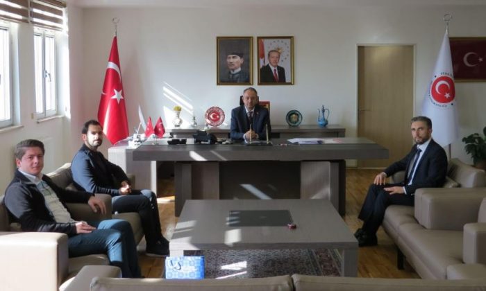 AGD heyeti Dilovası Kaymakamı Dr. Metin Kubilay’ı ziyaret etti