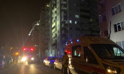 12 katlı binada yangın paniği