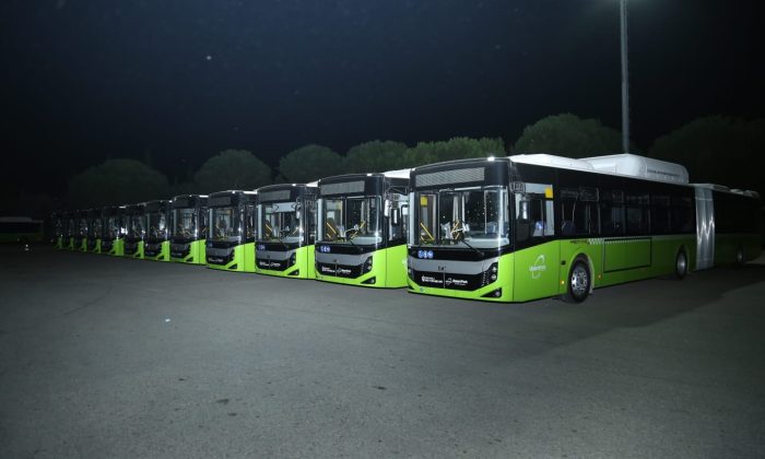 210 Otobüsten kalan son 20 Körüklü araç teslim edildi
